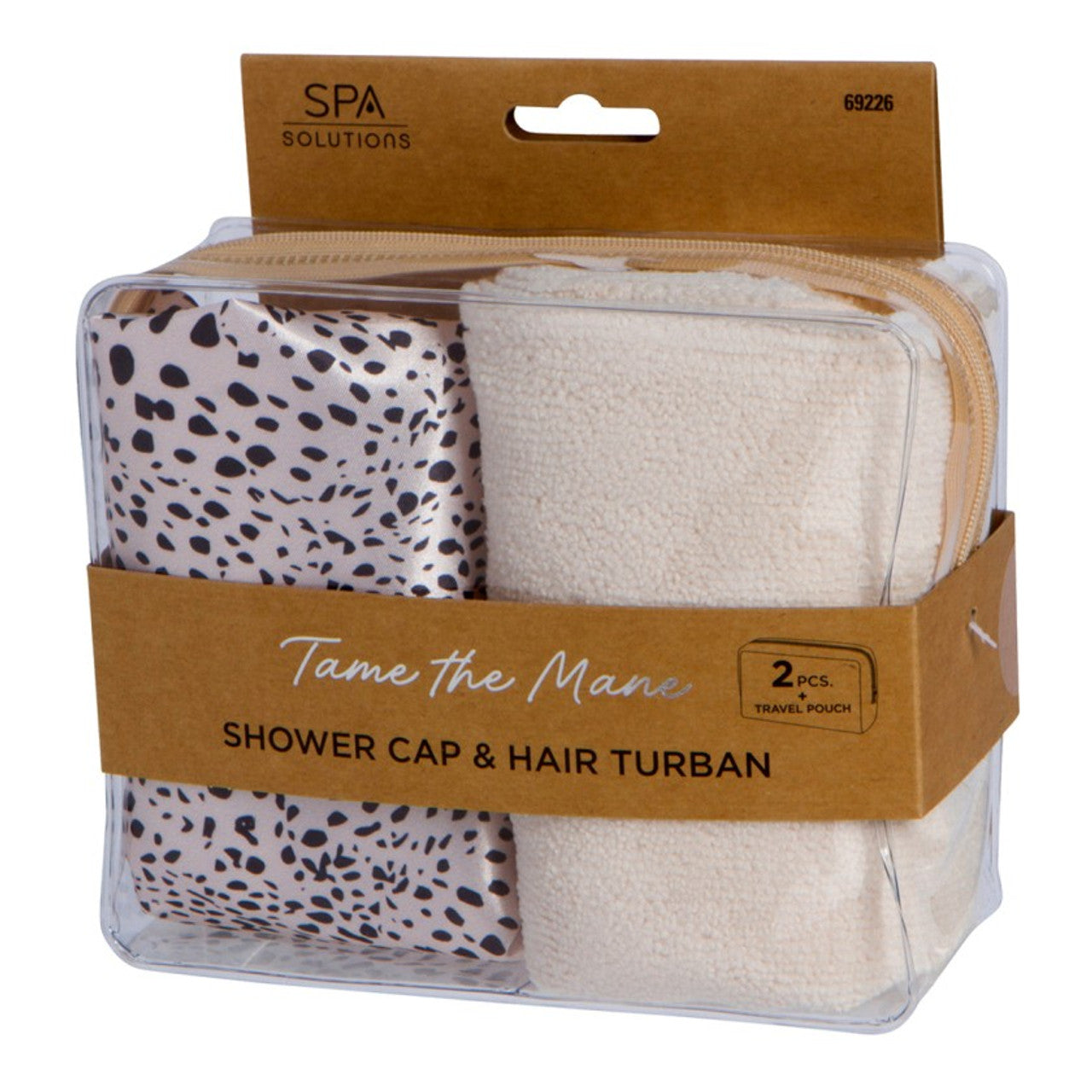 CALA Shower Cap & Hair Turban Set