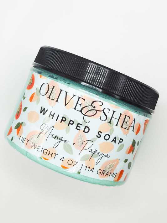 Mango + Papaya Whipped Soap