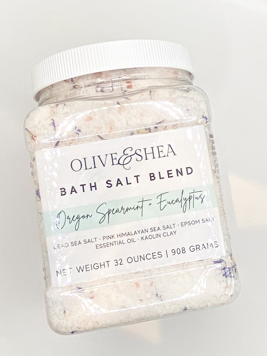 Oregon Spearmint + Eucalyptus Bath Salt Blend