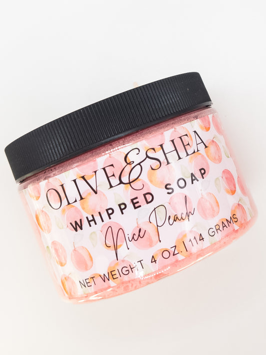 Nice Peach Whipped Soap