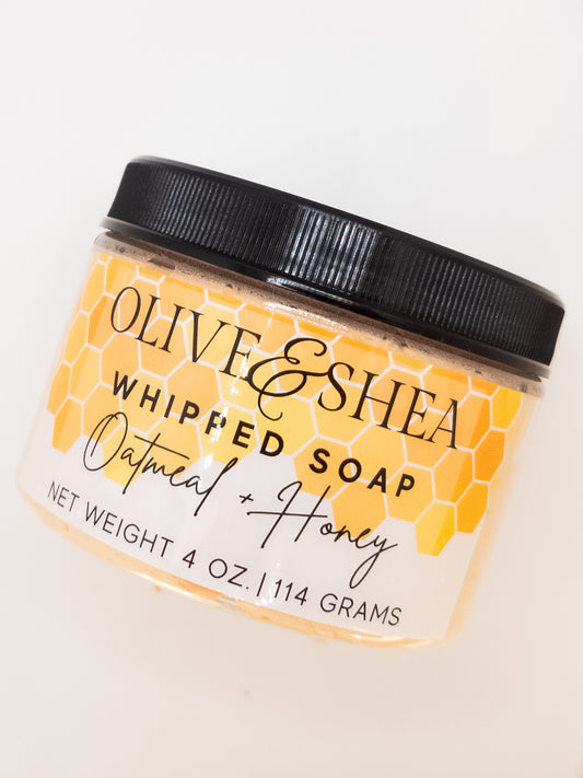 Oatmeal + Honey Whipped Soap