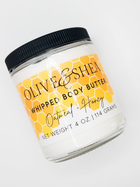 Oatmeal + Honey Whipped Body Butter