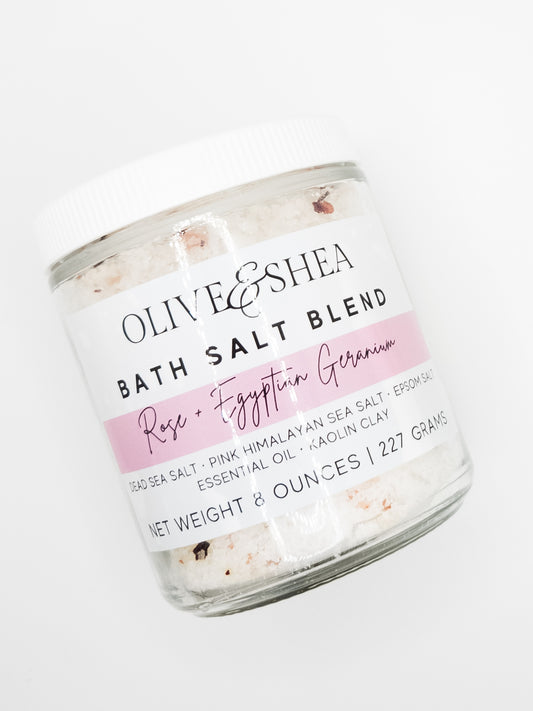 Rose + Egyptian Bath Salt Blend